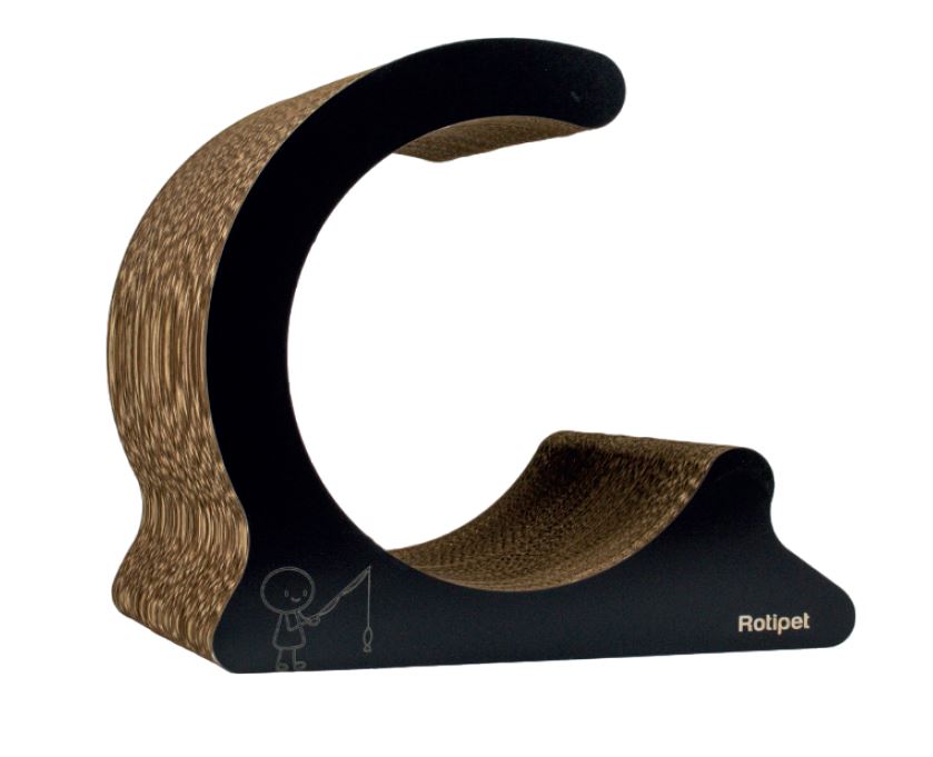 ROTIPET GATTO TIRAGRAFFI "CANYON" 44x40x30 CM VERDE