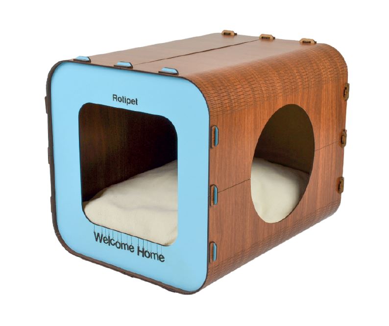 ROTIPET GATTO TIRAGRAFFI "IZMIR" 63x40x21 CM COTTON PINK