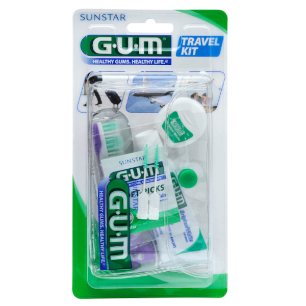 Sunstar Gum Travel Kit - Set Igiene Orale Da Viaggio + Trousse