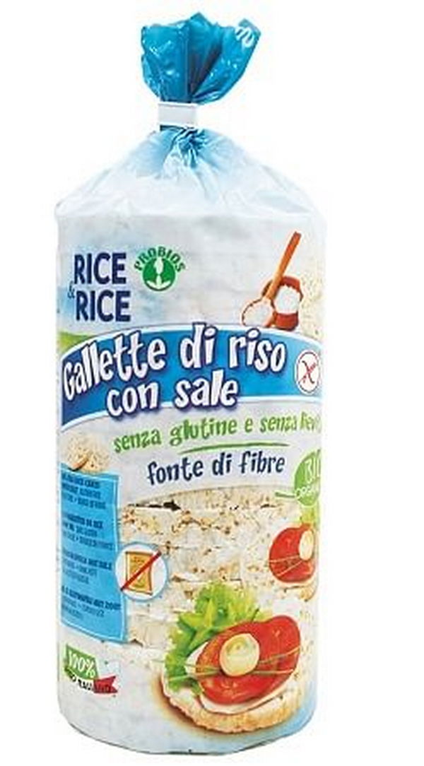 Rice&Rice Gallette Di Riso Con Sale Senza Lievito 100 G