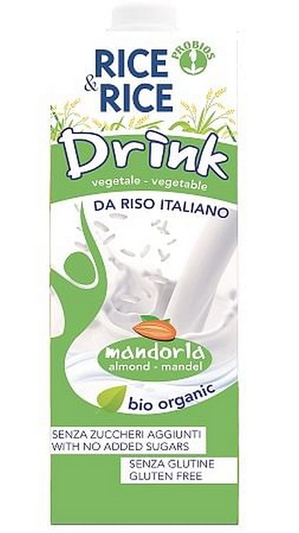 Rice&Rice Bevanda Di Riso Alle Mandorle 1 Litro