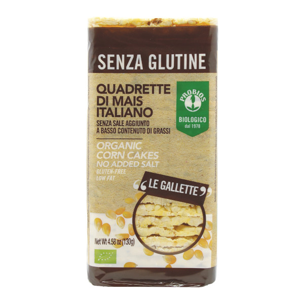 Viva Mais Quadrette Di Mais Senza Sale E Senza Lievito 130 G