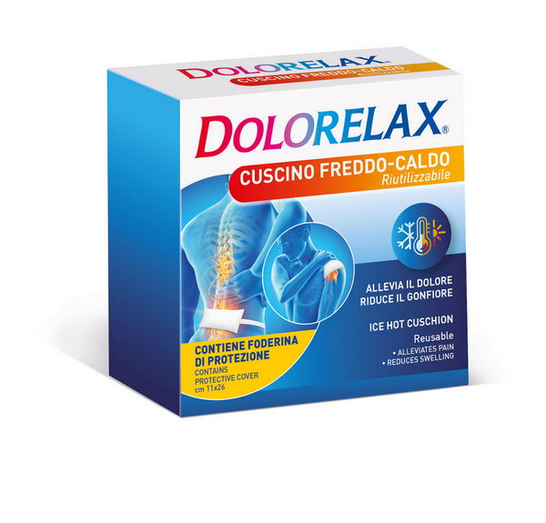 DOLORELAX Cuscino Caldo-Freddo Riutilizzabile 11X26cm