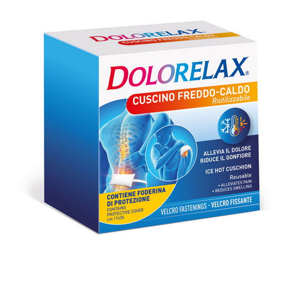 DOLORELAX Cuscino Caldo-Freddo Riutilizzabile Con Velcro 11X26cm