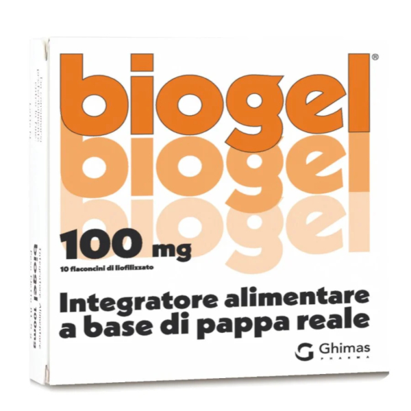 Biogel 10 Flaconcini Da 100mg - A Base Di Pappa Reale