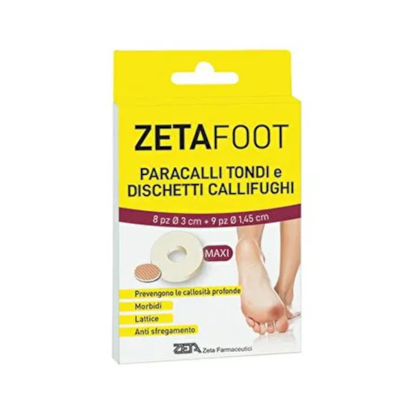 Zeta Foot Paracallo Tondo 8 Pezzi + Dischetto Callifugo 9 Pezzi