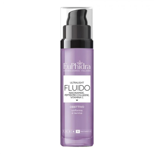 Euphidra Ultralight Fluido Niacinamide - Uniforma E Ravviva 50ml