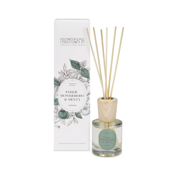 Nasoterapia Diffusore Botanico – Essenza Rinfrescante Con Menta E Foglie Di Pomodoro
