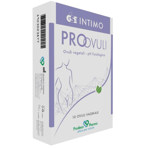 GSE Intimo – PrOovuli 4Actions, Trattamento Vaginale Idratante E Lenitivo, 10 Ovuli