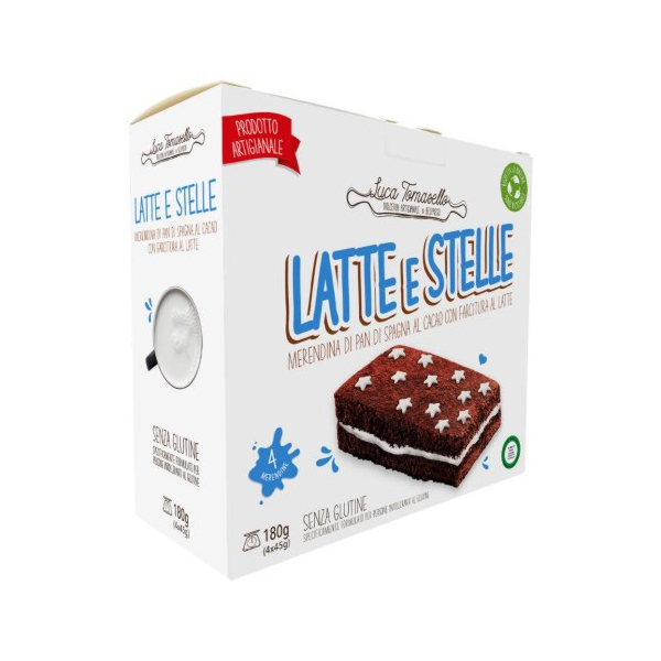 L. Tomasello Latte & Stelle Da 4 Pezzi