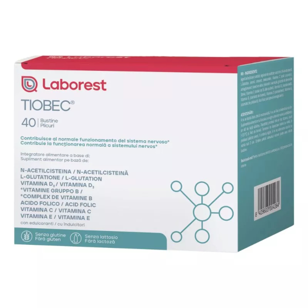 Tiobec 400 Integratore Antiossidante 40 Bustine Orosolubili