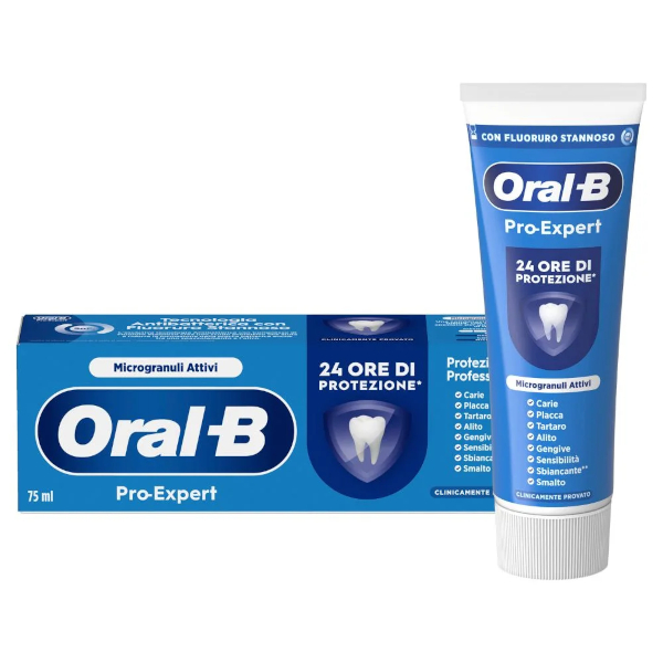 Oral-B Pro-Expert Dentifricio – Microgranuli Attivi 75ml
