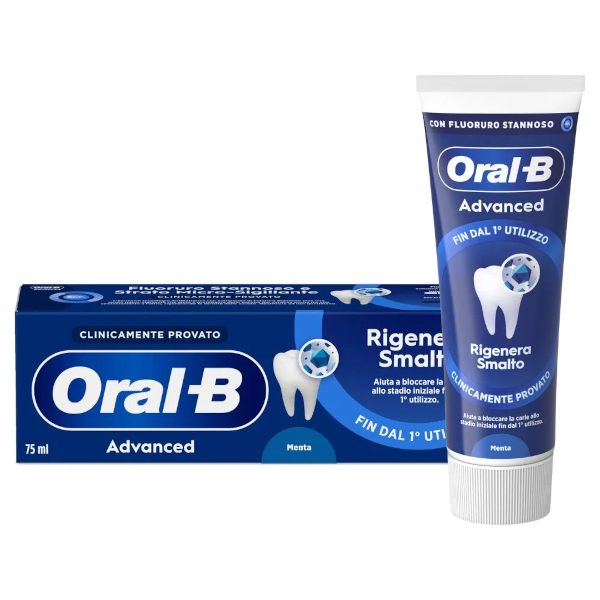 Oral-B Advanced – Dentifricio Rigenera Smalto 75 Ml