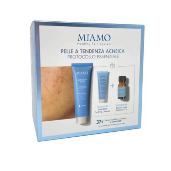 MIAMO SOS Brufoli Kit Con Dry Spot, Esfoliante E Maschera