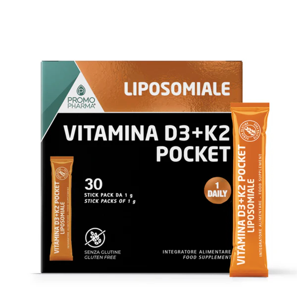 Liposomiale Vitamina D3+K2 Pocket 30 Stick