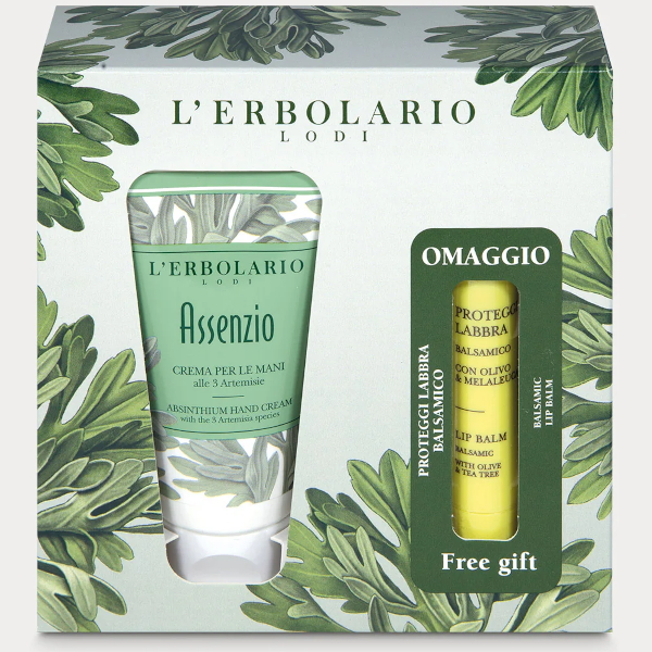 Cofanetto L'Erbolario Assenzio Crema Mani E Proteggi Labbra