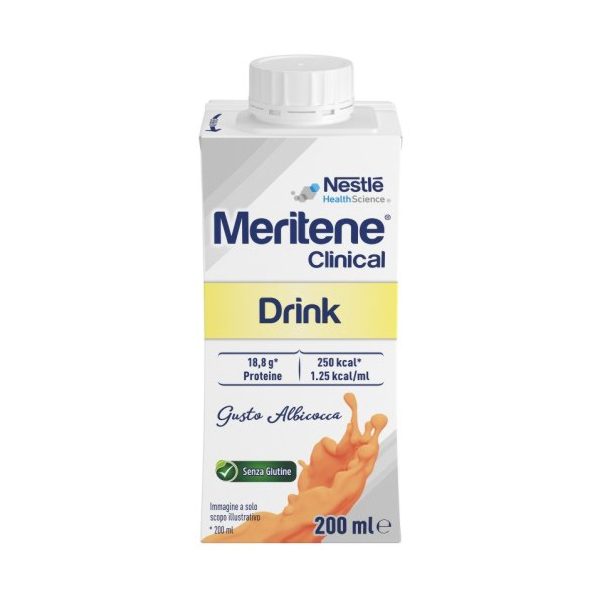Meritene Clinical Drink 200ml - Gusto Albicocca