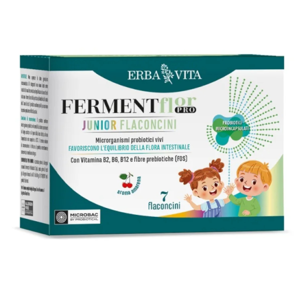 Fermentflor Pro Junior 7 Flaconcini - Gusto Amarena