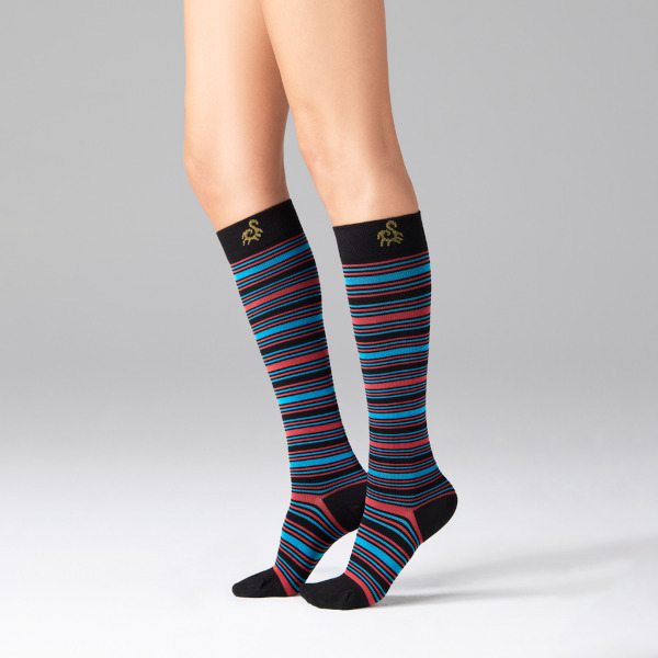 Solidea Gambaletti Stripe Game Altair Nero - Taglia XXL