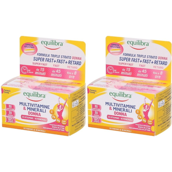 Equilibra Multivitamine & Minerali Donna Set Da 2