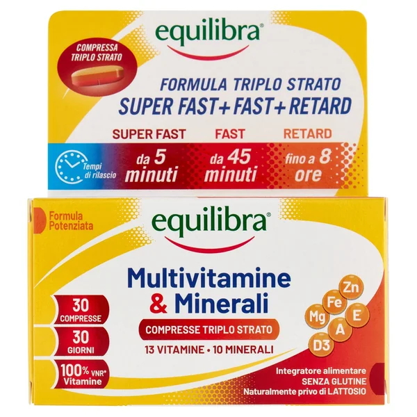 Equilibra Multivitamine & Minerali 30 Compresse 2 Confezioni