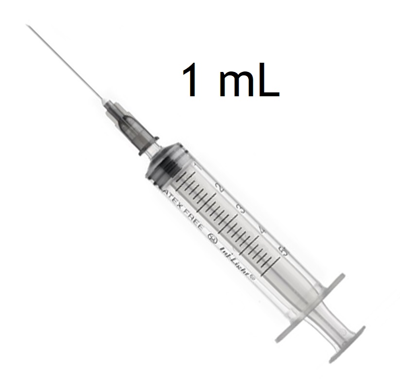 SIRINGA PIC STERILE 1ml 26Gx 0.45x12.7 Confezione 100 Pezzi NEW