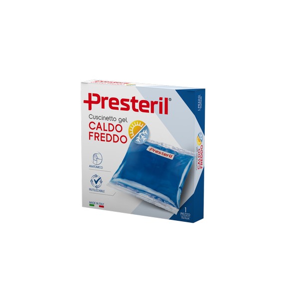 PRESTERIL Cuscinetto Gel Caldo Freddo 11x11 Cm - 1 Pezzo
