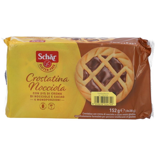 Schar Crostatina Nocciola 4 Monoporzioni Da 38 G