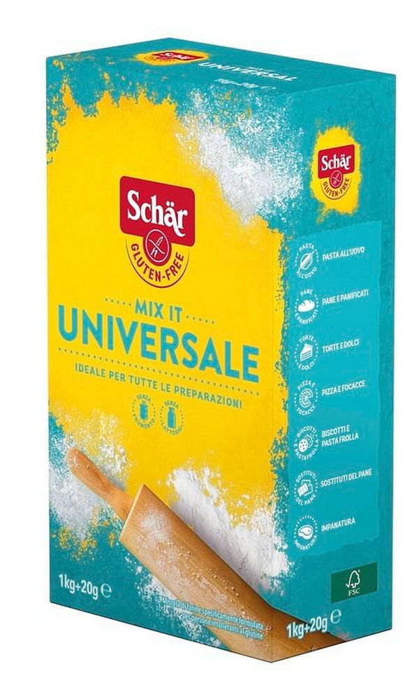 Schar Mix It Farina Universale Senza Lattosio 1 Kg + 20 G