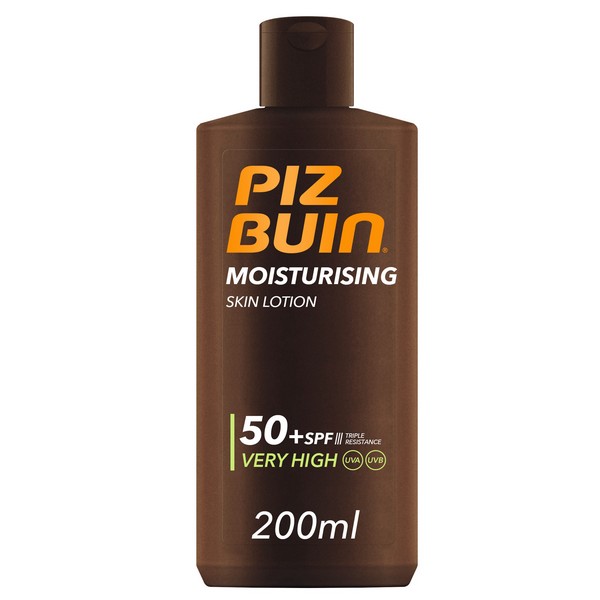 Piz Buin Moisturising 200ml Lozione Fluida Per Corpo SPF50