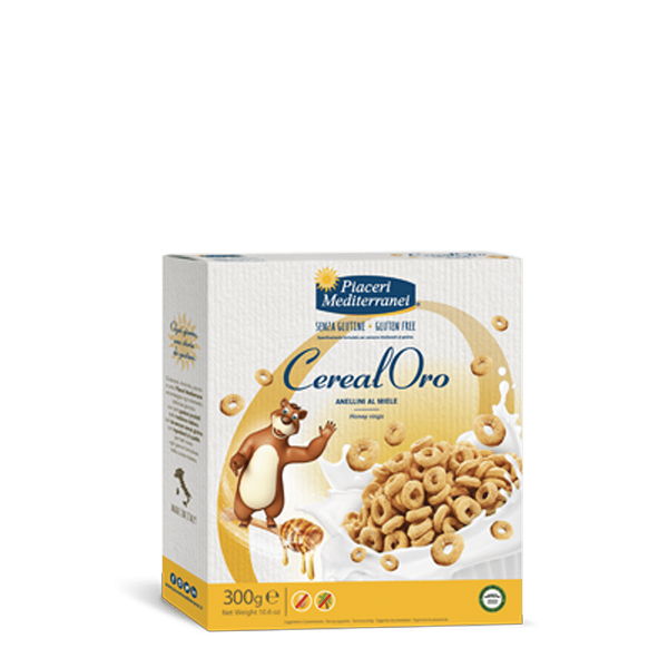 Piaceri Mediterranei Cerealoro Anellini Miele 300 G