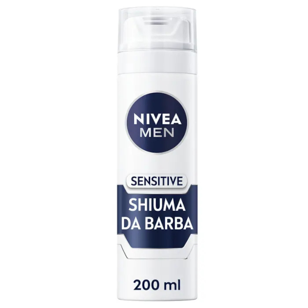 Nivea Men Sensitive Schiuma Da Barba Pelli Sensibili 200 Ml