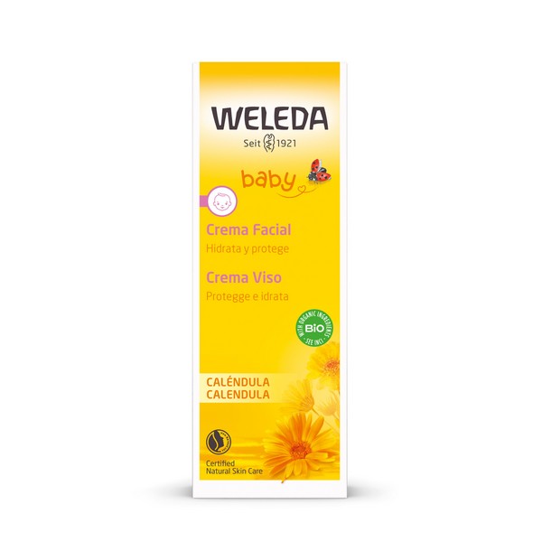 Weleda Baby Crema Viso Alla Calendula Per Pelli Sensibili 50ml