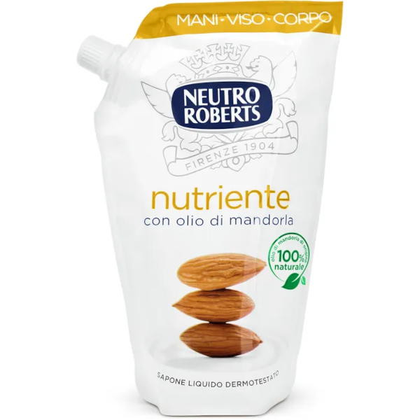 Neutro Roberts Sapone Liquido Nutriente Ecopouch Ricarica 400 Ml