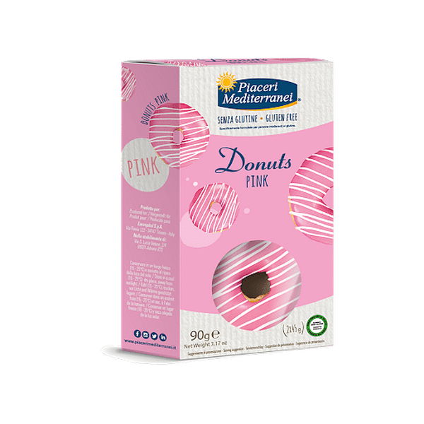 Piaceri Mediterranei Donuts Pink 90 G