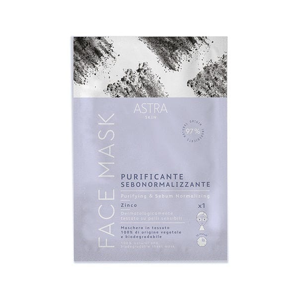 ASTRA Maschera Viso Purificante Sebonormalizzante 1 Pezzo