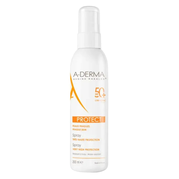 A-DERMA - Protect Spray SPF50+ Protezione Alta 200 Ml