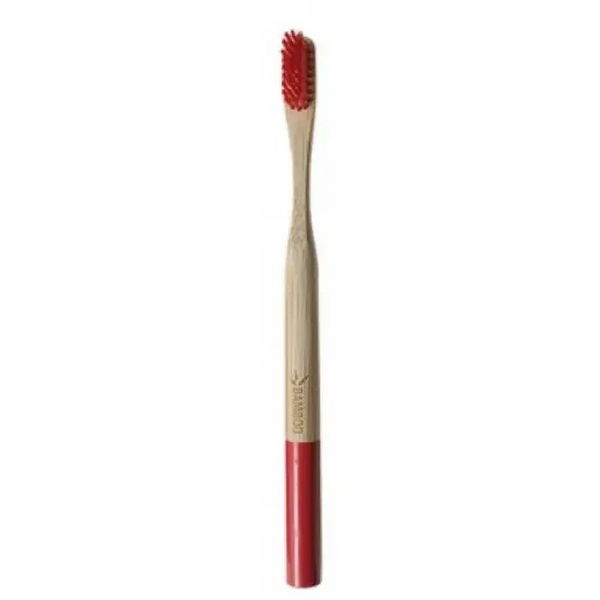SPAZZOLINO BAMBOO MEDIUM ROSSO
