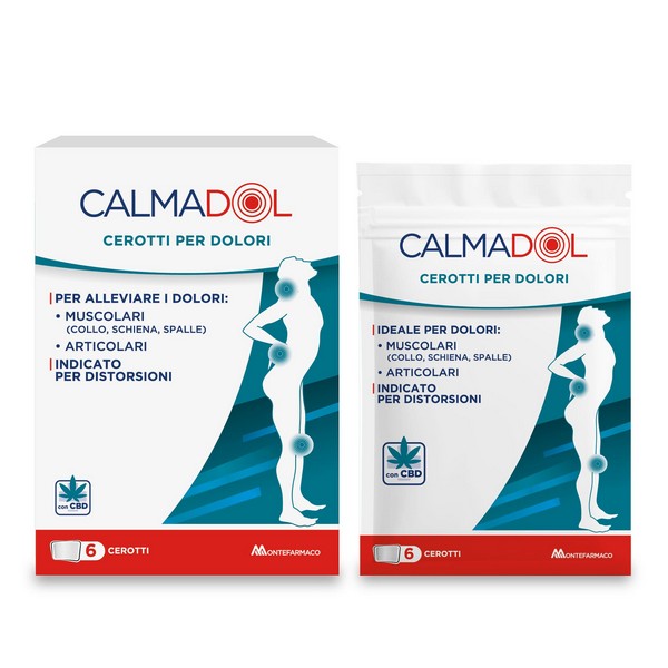Calmadol Cerotti Con CBD Per Dolori Muscolari E Articolari 6 Pezzi