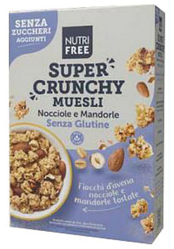 Nutrifree Super Crunchy Muesli Nocciole E Mandorle Senza Zuccheri Aggiunti 300 G
