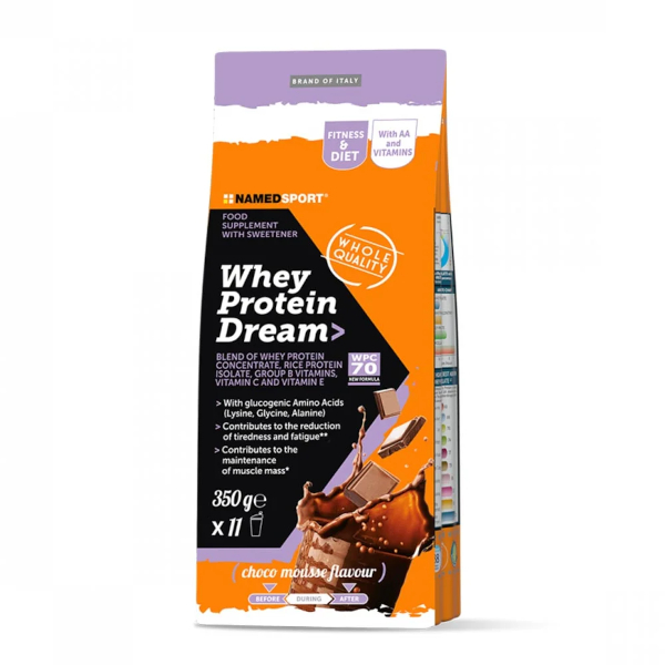 NamedSport Whey Protein Dream Gusto Choco Mousse 350 G – Proteine Concentrate