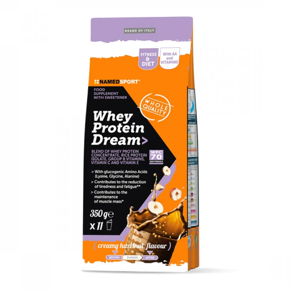 NamedSport Whey Protein Dream Gusto Nocciola 350 G – Proteine Concentrate