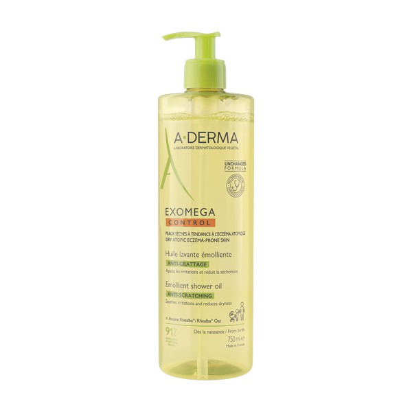 A-Derma Exomega Control Olio Lavante Emolliente 750 Ml – Adulti E Bambini