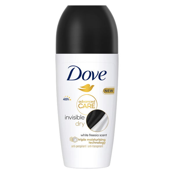 Dove Advanced Care Invisible Dry Deodorante Roll On 50ml