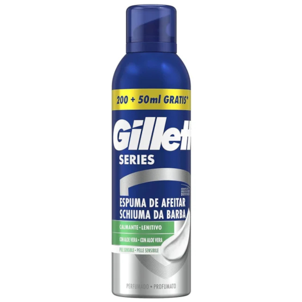 Gillette Series Schiuma Da Barba Lenitiva 200+50 Ml