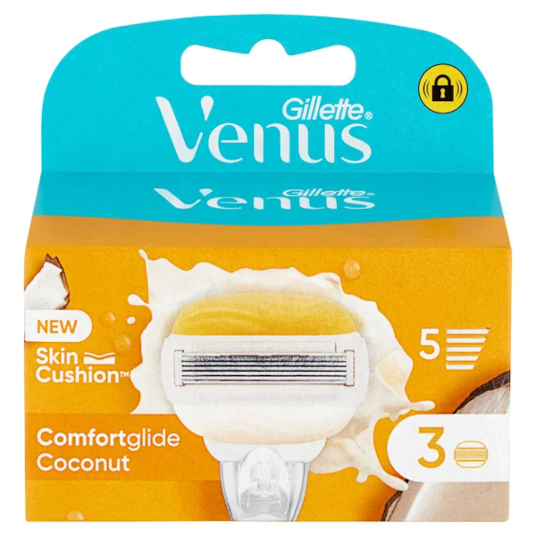 Venus Comfortglide Coconut 3 Lame Di Ricambio