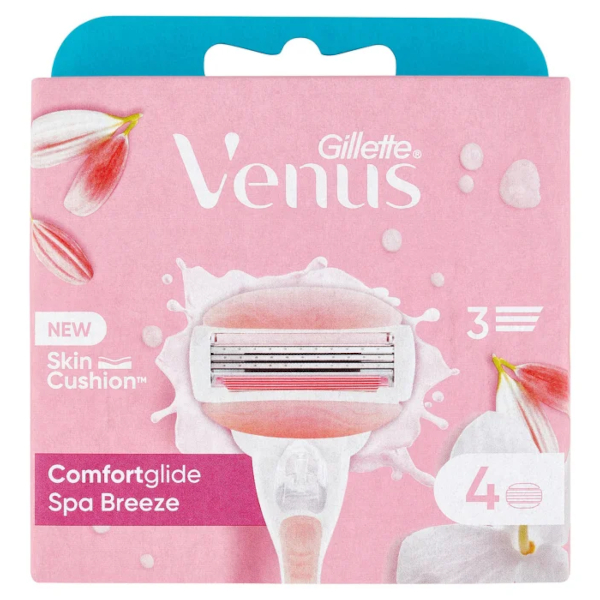 Venus Comfortglide Spa Breeze - 4 Lame Di Ricambio