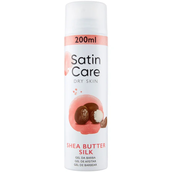 Satin Care Gel Rasatura Con Burro Di Karité Da 200 Ml