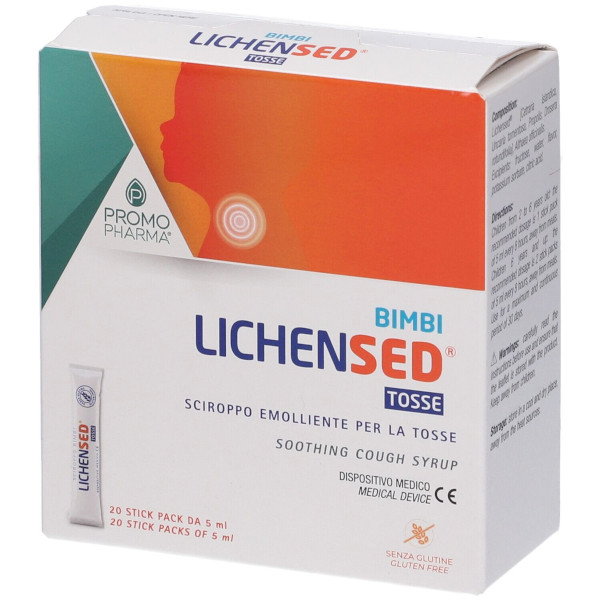 Lichensed Sciroppo Bimbi Per Il Sollievo Naturale Della Tosse