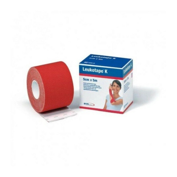 Actimove Leukotape K Benda Adesiva 5cmx5m Rosso 1 Rotolo